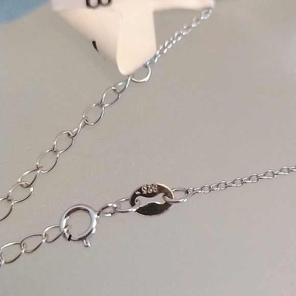 2/$30💕 BNWT Charmed Aroma Adjustable Sterling Silver Necklace - Picture 5 of 5